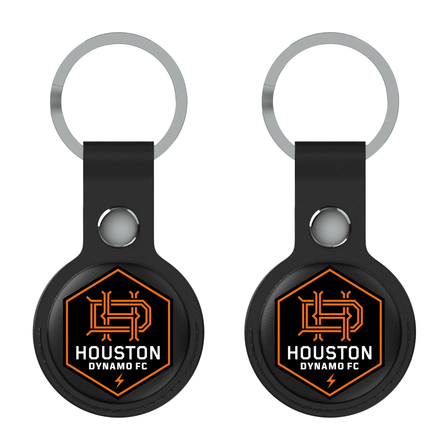 Houston Dynamo Insignia Black Airtag Holder 2-Pack