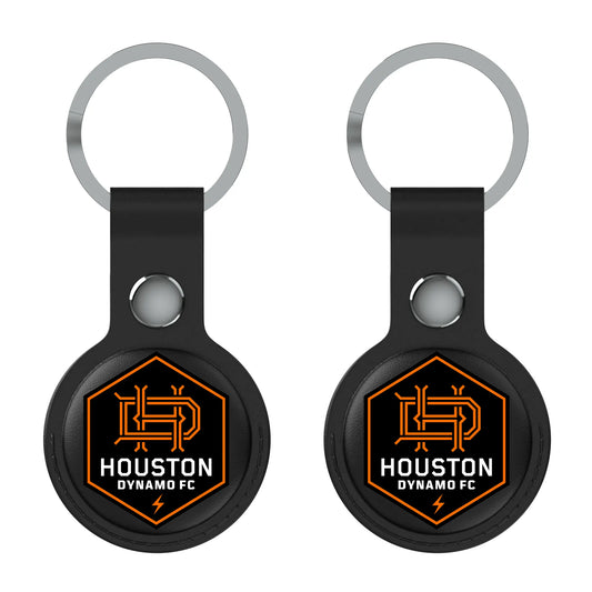 Houston Dynamo Insignia Black Airtag Holder 2-Pack