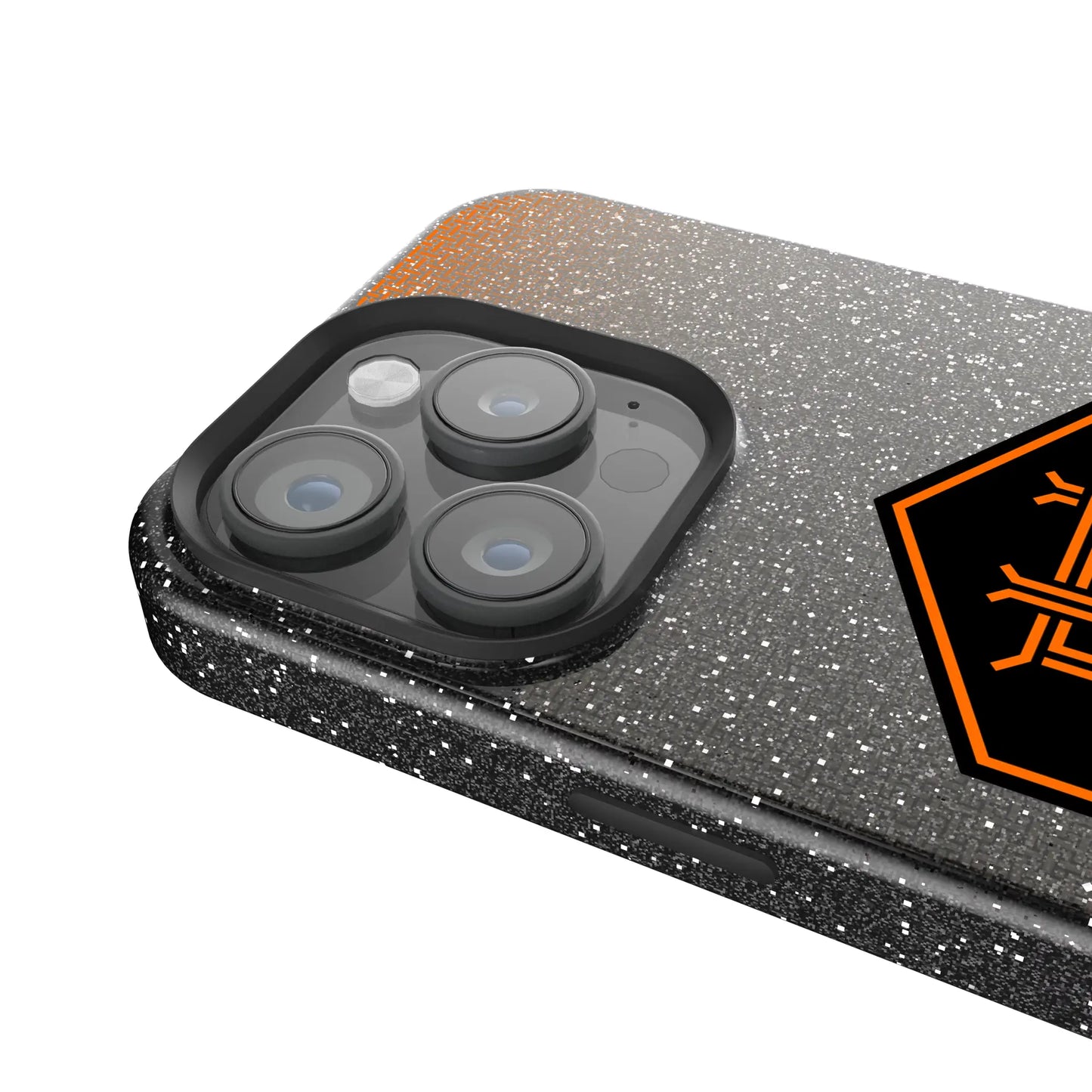 Houston Dynamo Linen Black Bling Phone Case for Apple iPhone