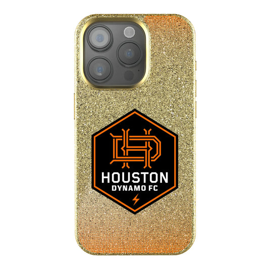 Houston Dynamo Linen Bling Phone Case for Apple iPhone