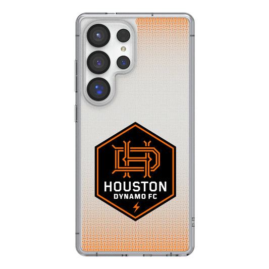 Houston Dynamo Linen Clear Phone Case for Samsung Galaxy
