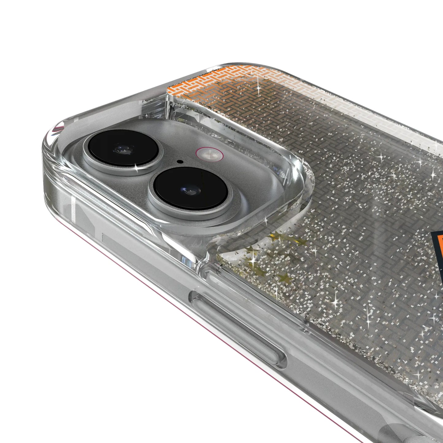 Houston Dynamo Linen Glitter Phone Case for Apple iPhone