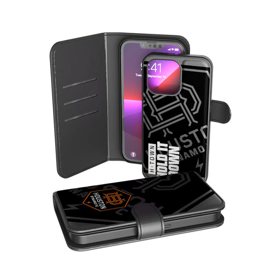 Houston Dynamo Monocolor Tilt Wallet Phone Case for Apple iPhone