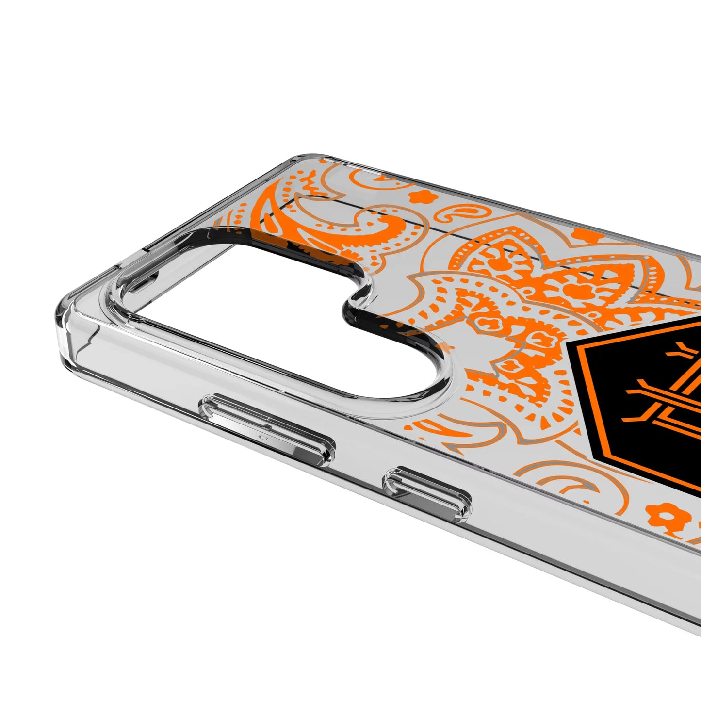 Houston Dynamo Paisley Clear Phone Case for Samsung Galaxy