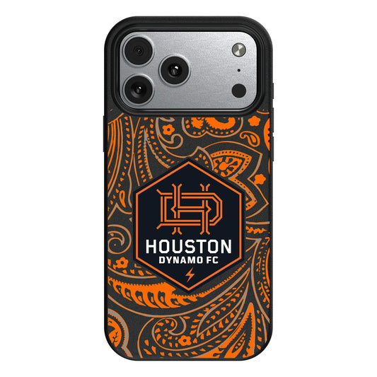 Houston Dynamo Paisley MagSafe Compatible Phone Case for Apple iPhone