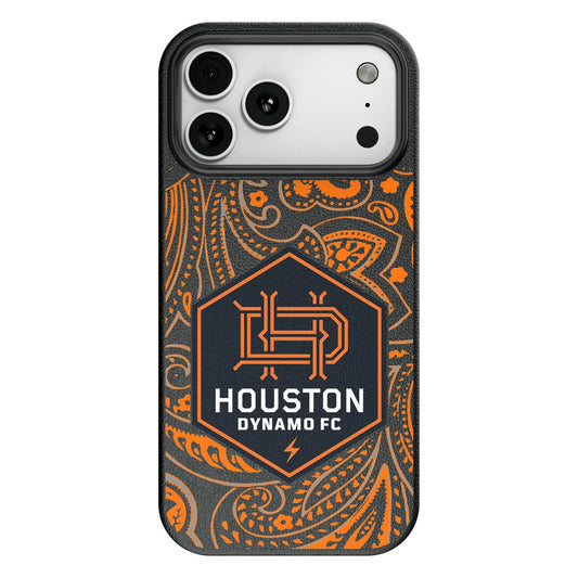 Houston Dynamo Paisley MagSafe Compatible Phone Case for Apple iPhone