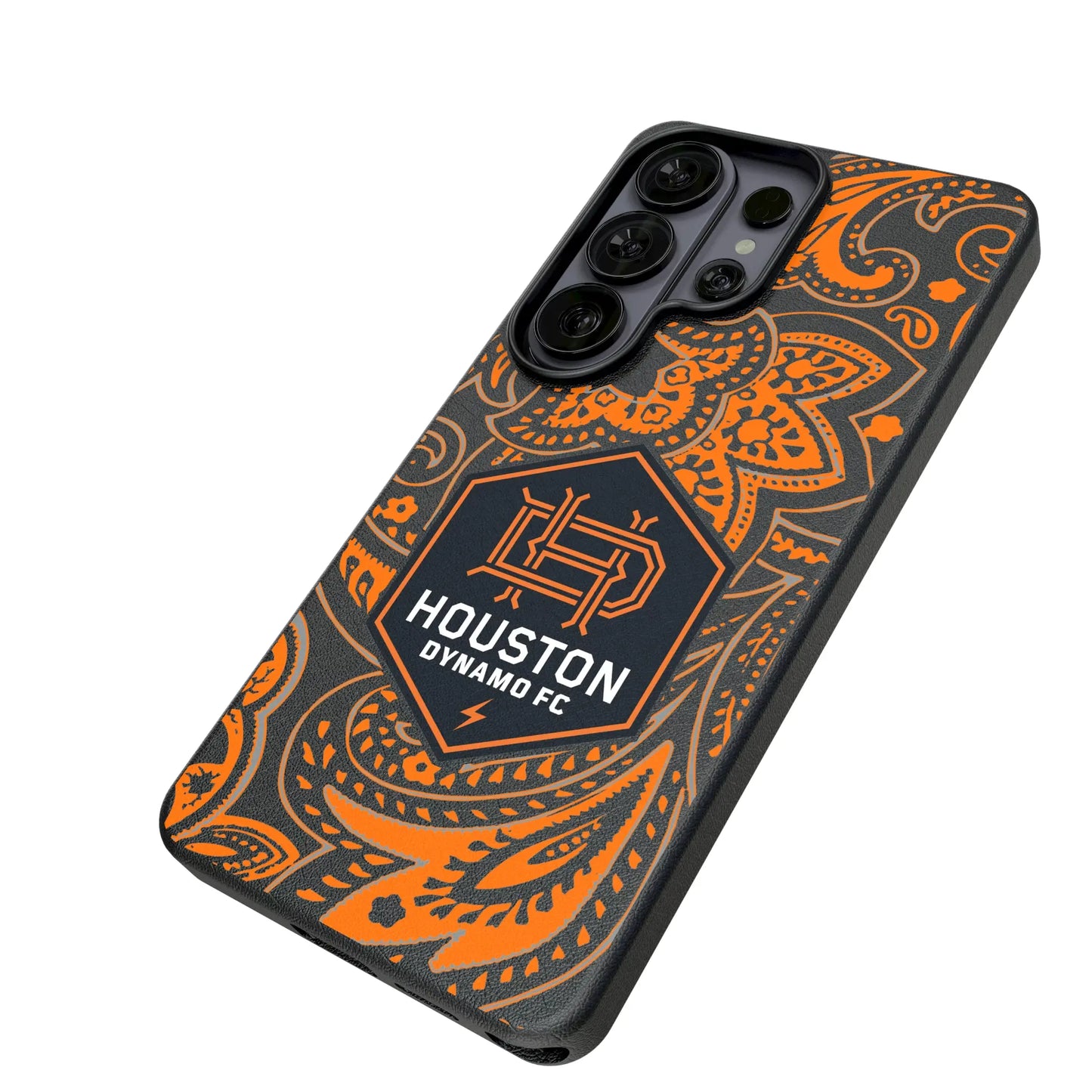 Houston Dynamo Paisley MagSafe Compatible Phone Case for Samsung Galaxy
