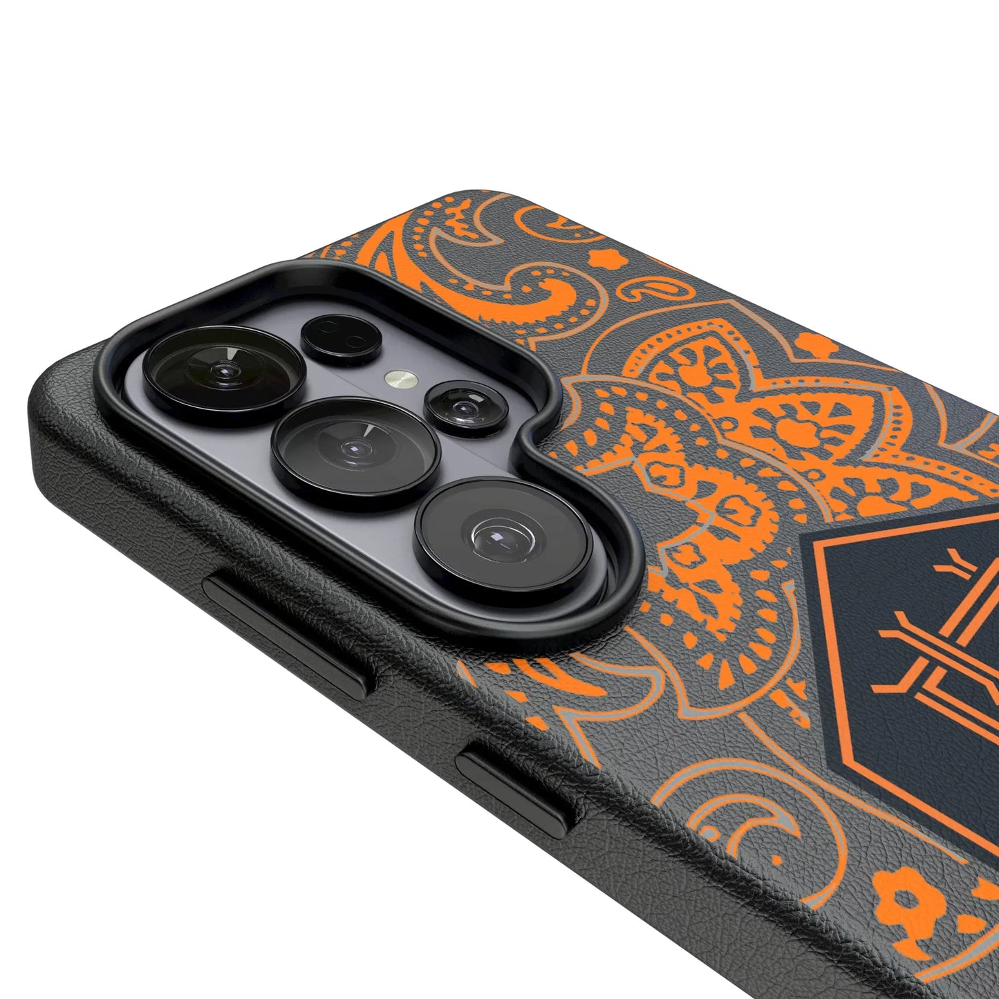 Houston Dynamo Paisley MagSafe Compatible Phone Case for Samsung Galaxy