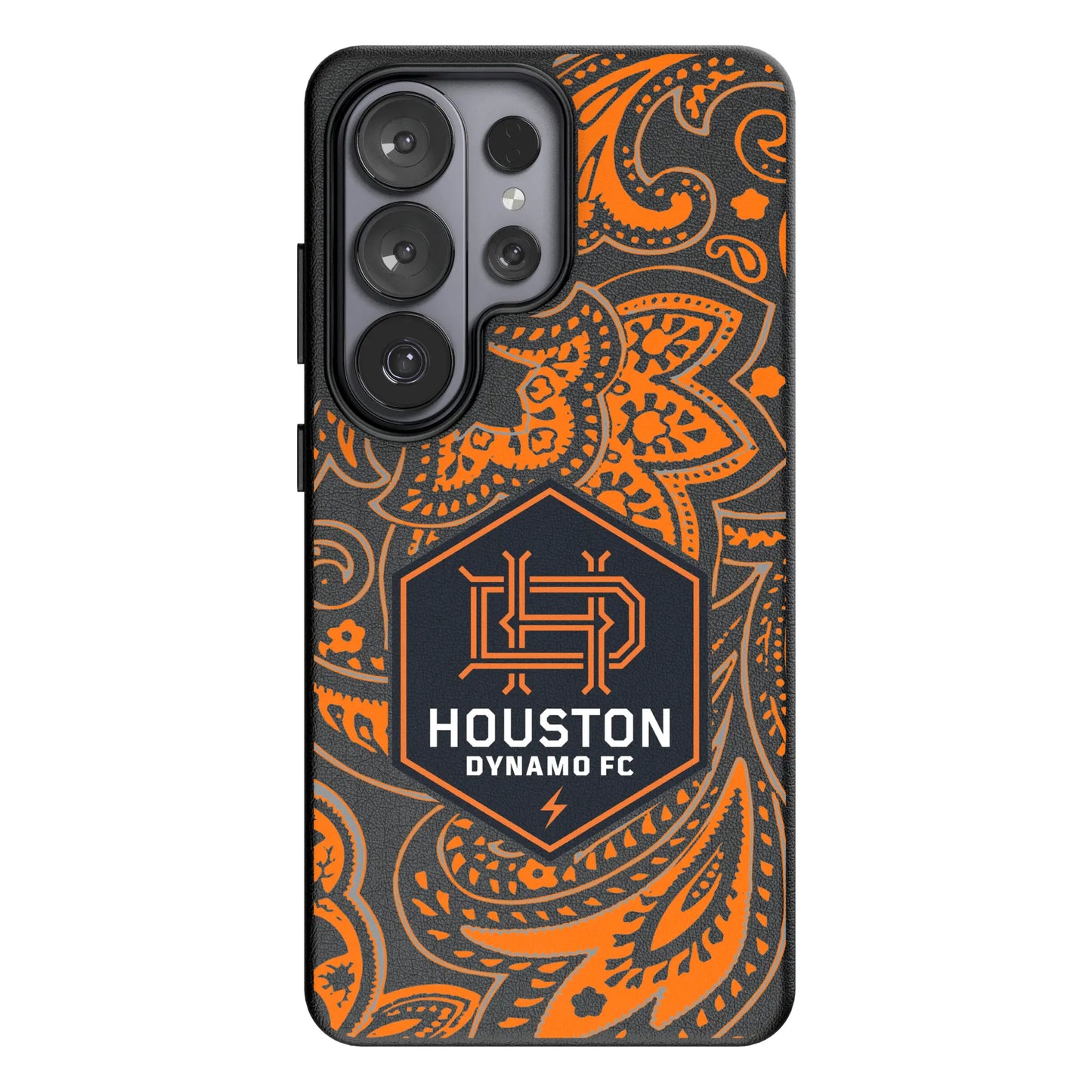 Houston Dynamo Paisley MagSafe Compatible Phone Case for Samsung Galaxy