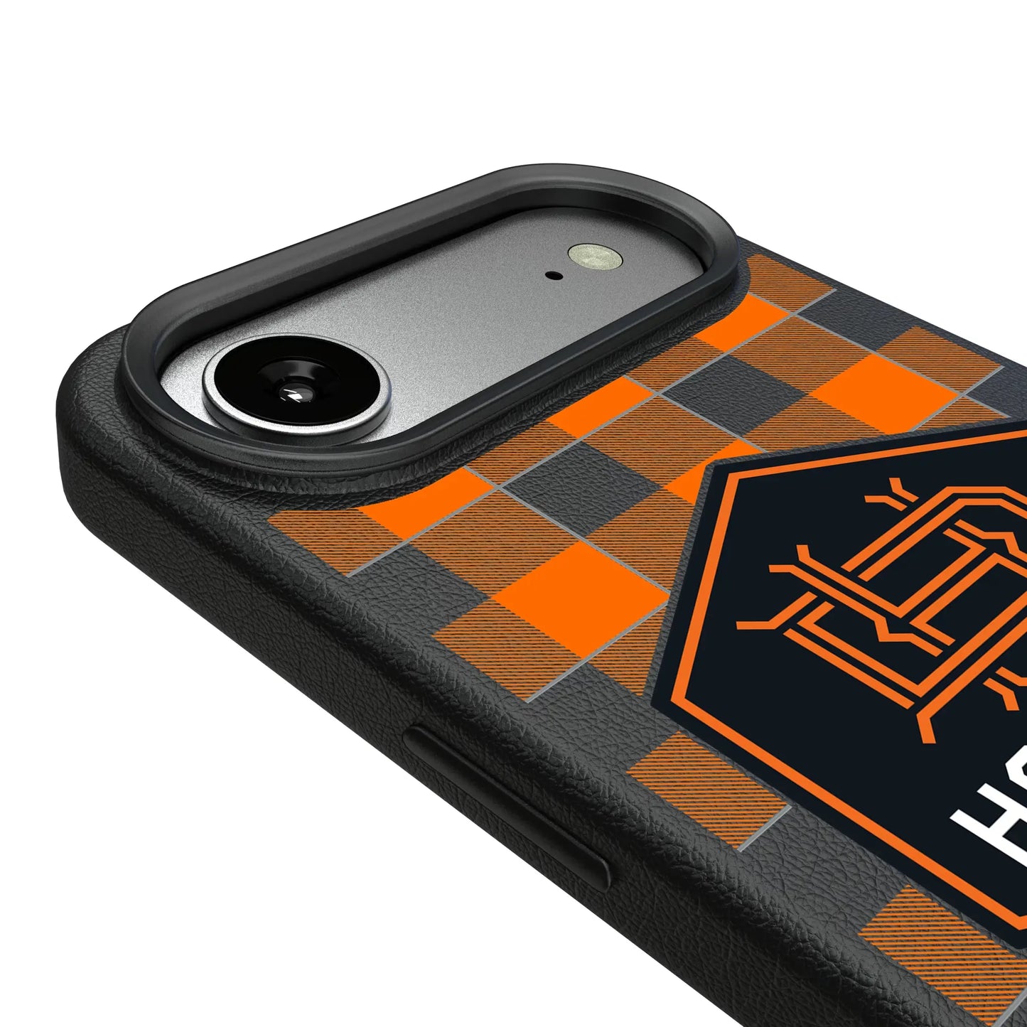 Houston Dynamo Plaid MagSafe Compatible Phone Case for Apple iPhone