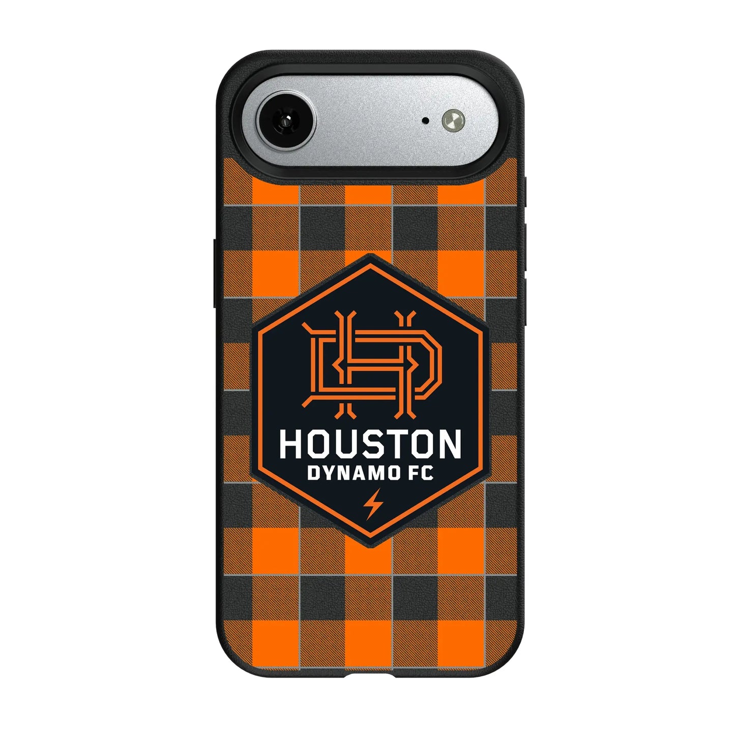 Houston Dynamo Plaid MagSafe Compatible Phone Case for Apple iPhone
