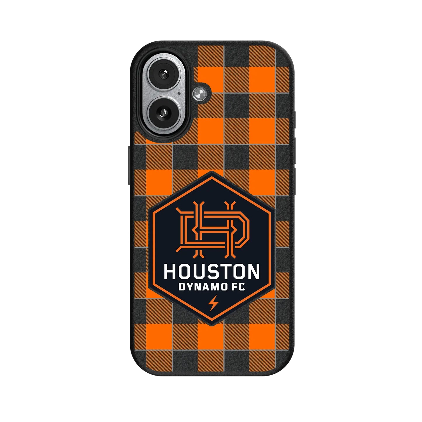 Houston Dynamo Plaid MagSafe Compatible Phone Case for Apple iPhone