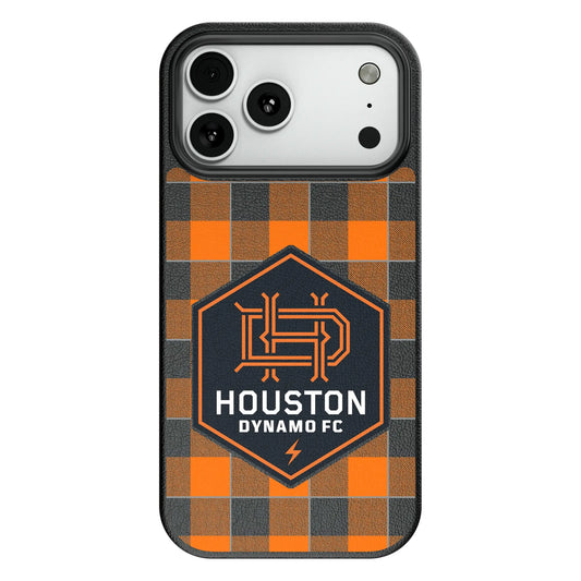 Houston Dynamo Plaid MagSafe Compatible Phone Case for Apple iPhone