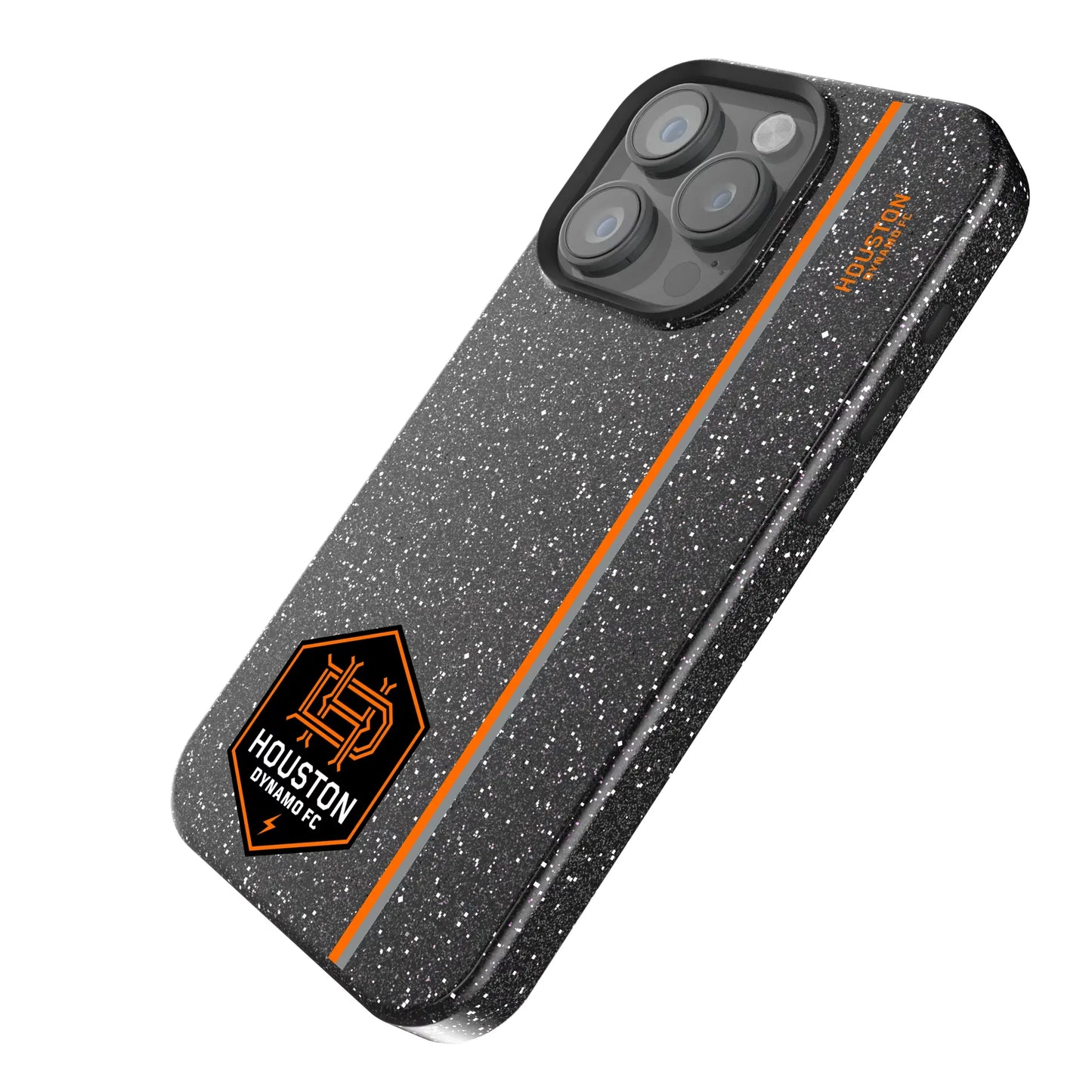 Houston Dynamo Sidebar Black Bling Phone Case for Apple iPhone