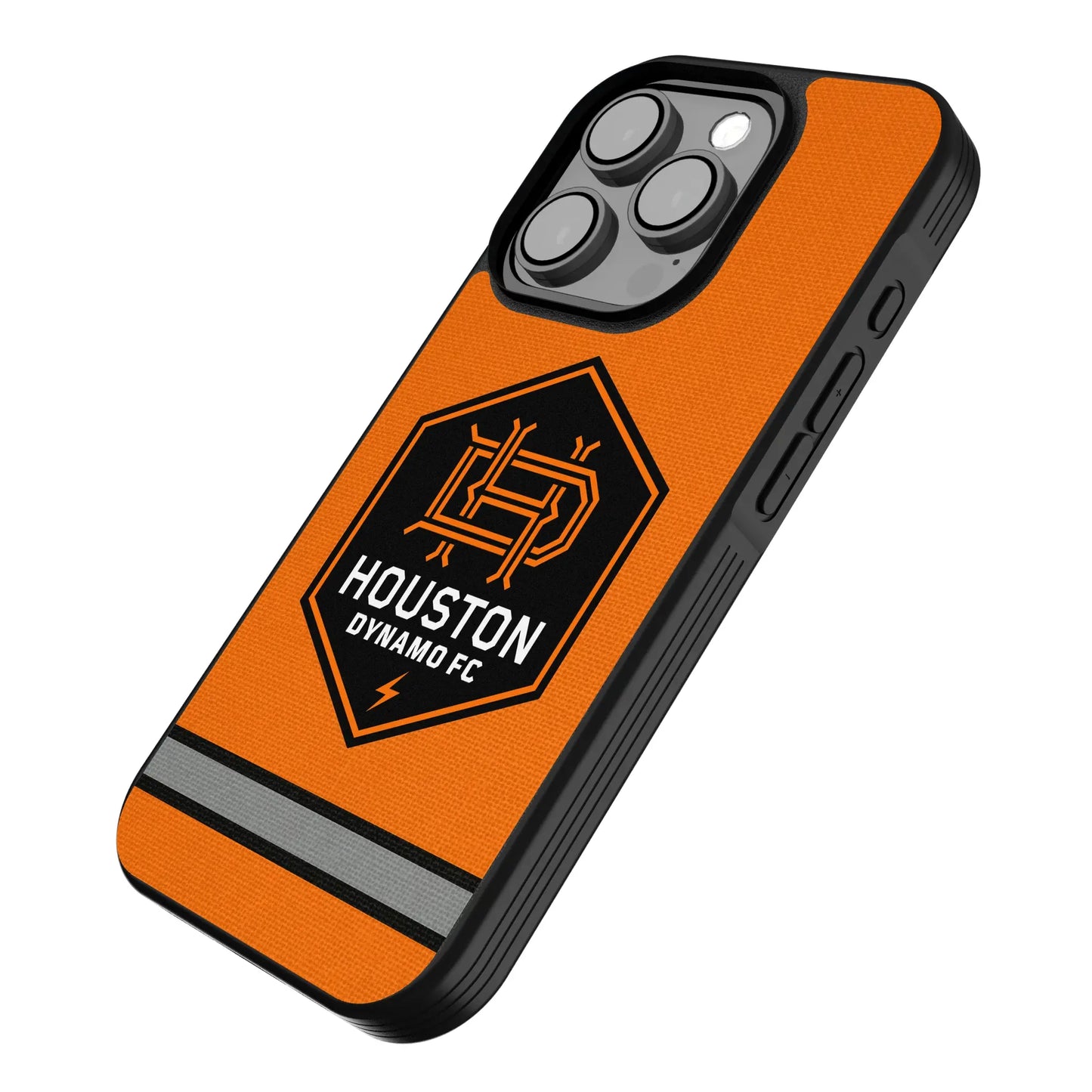Houston Dynamo Stripe Bump Phone Case for Apple iPhone