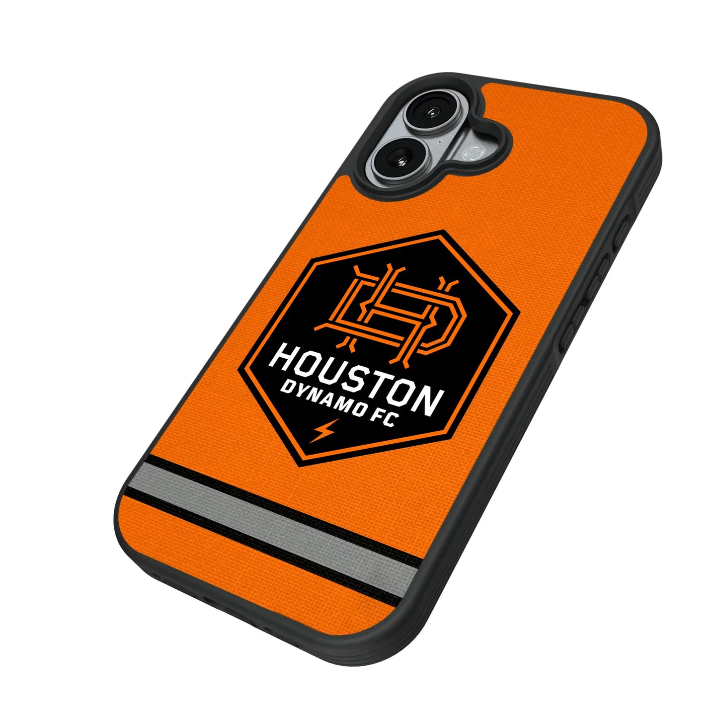 Houston Dynamo Stripe Bump Phone Case for Apple iPhone