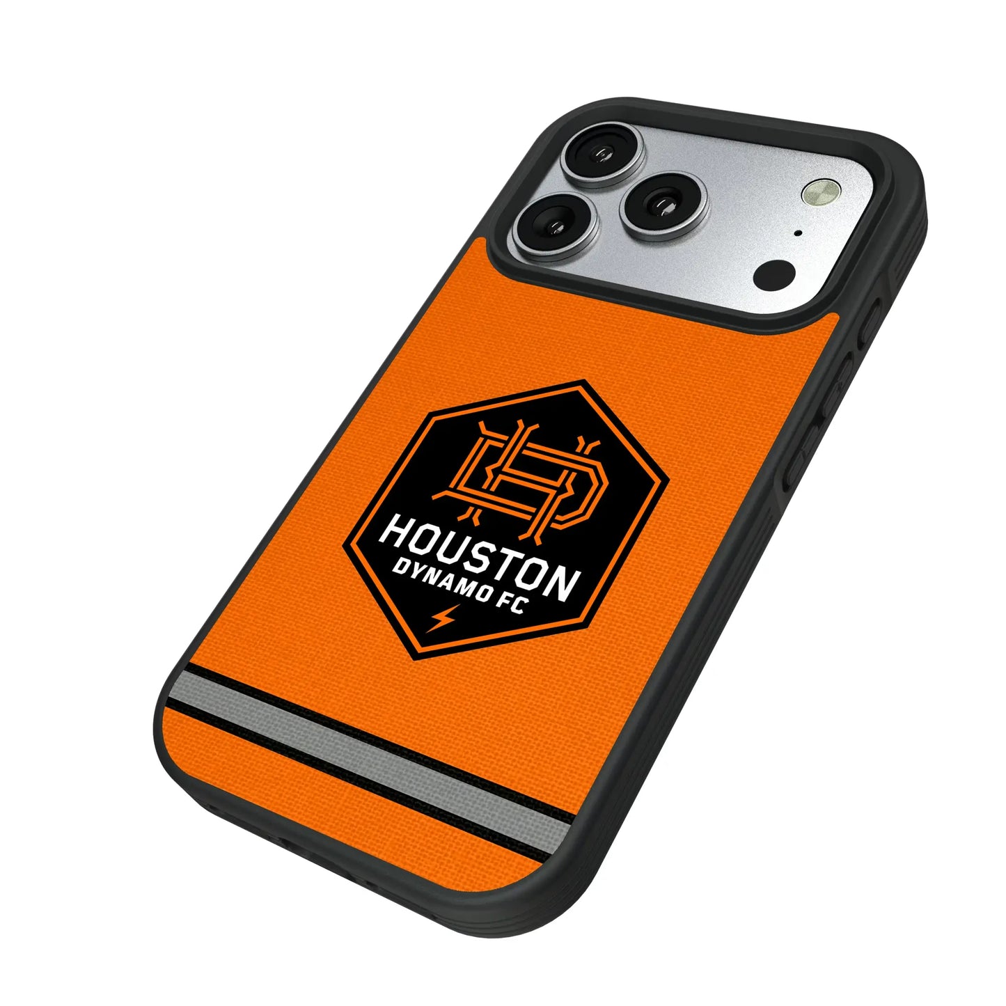 Houston Dynamo Stripe Bump Phone Case for Apple iPhone