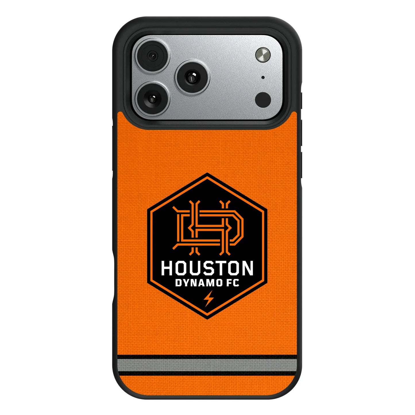 Houston Dynamo Stripe Bump Phone Case for Apple iPhone