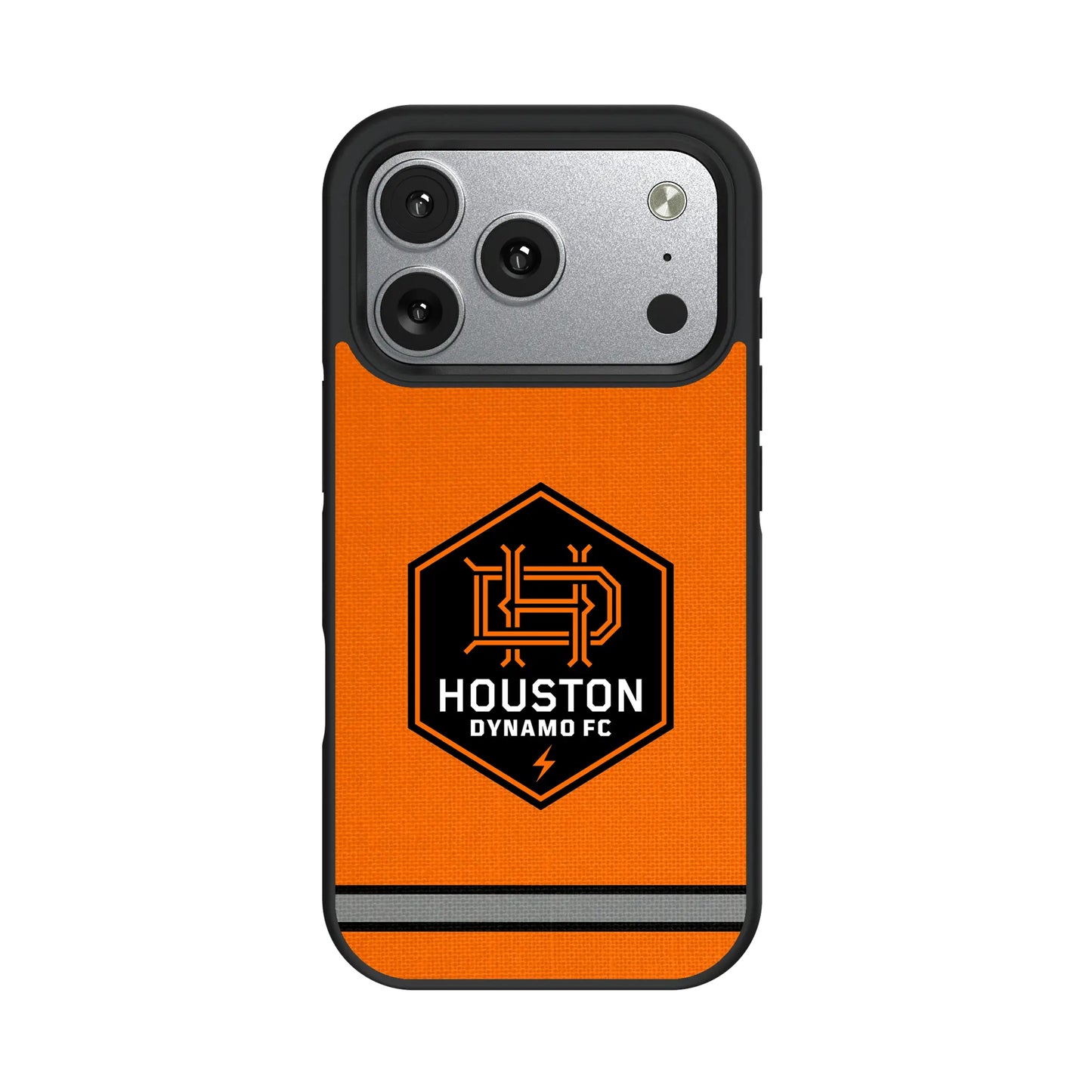 Houston Dynamo Stripe Bump Phone Case for Apple iPhone