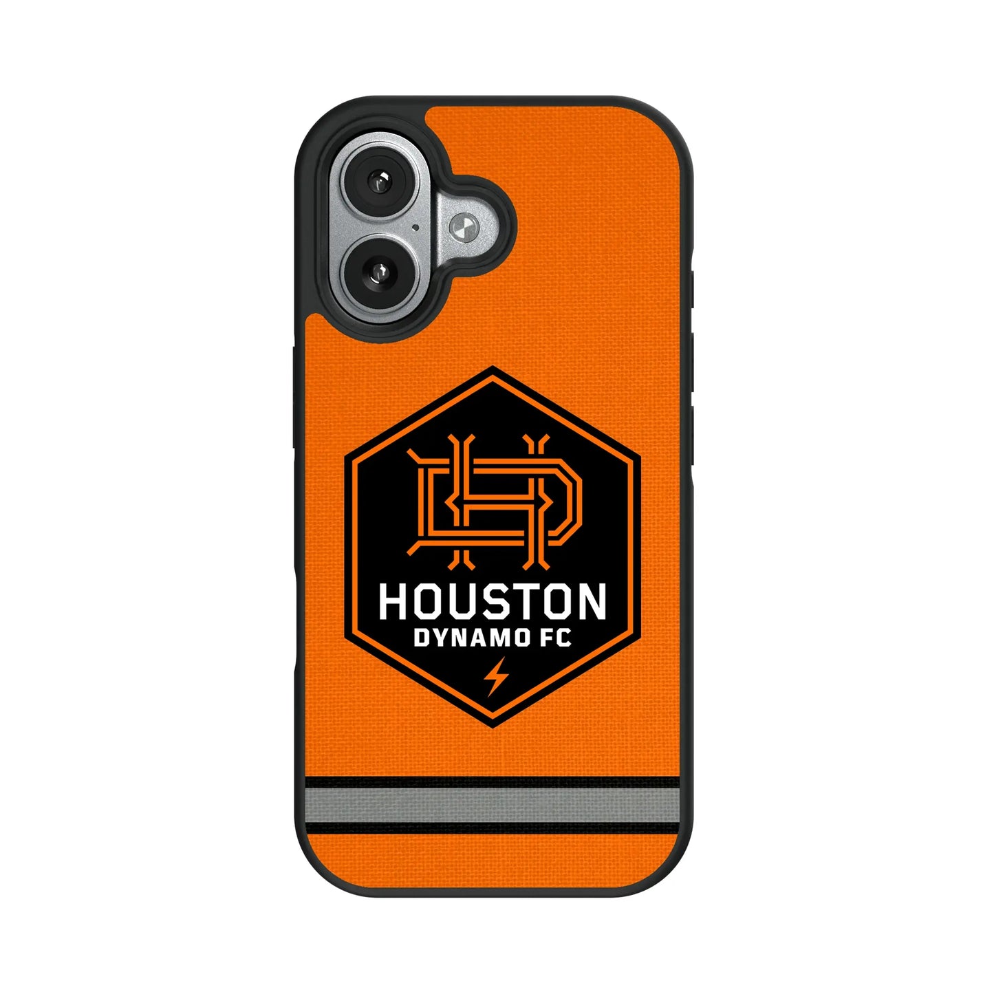 Houston Dynamo Stripe Bump Phone Case for Apple iPhone