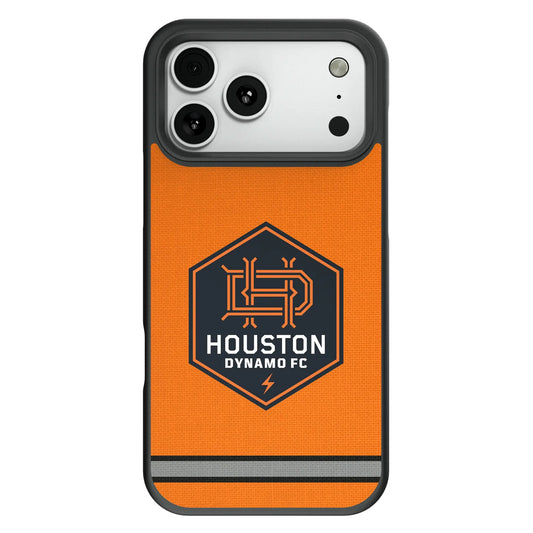 Houston Dynamo Stripe Bump Phone Case for Apple iPhone