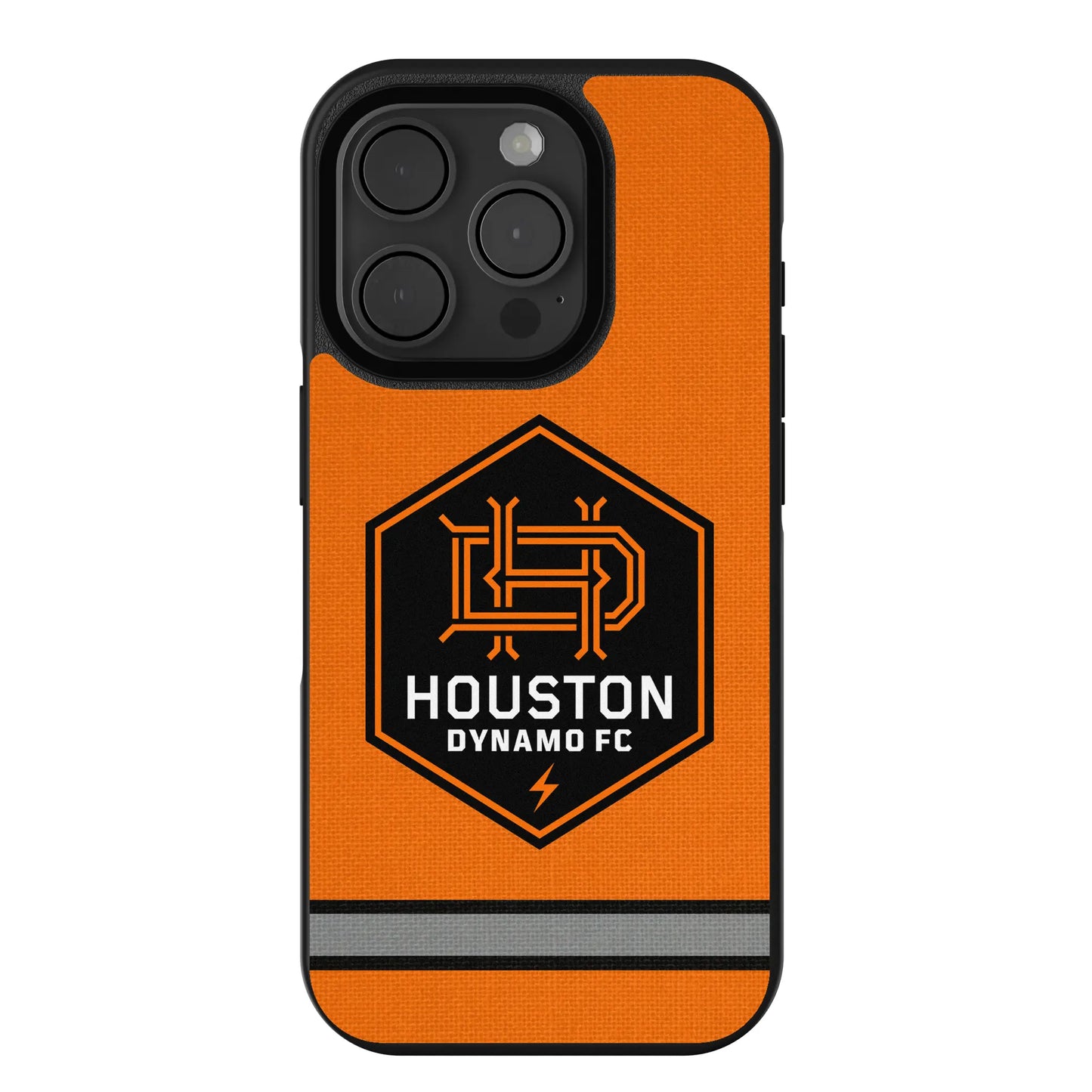 Houston Dynamo Stripe Bump Phone Case for Apple iPhone