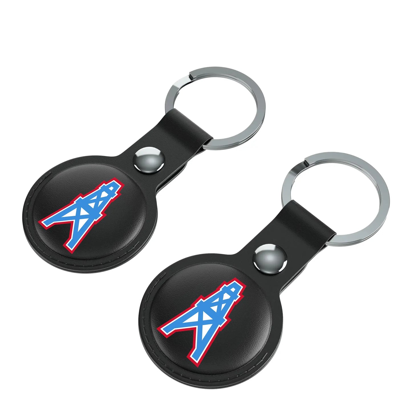 Houston Oilers Historic Collection Insignia Black Airtag Holder 2-Pack