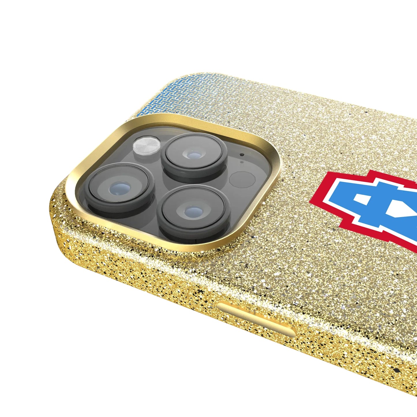 Houston Oilers Historic Collection Linen Bling Phone Case for Apple iPhone