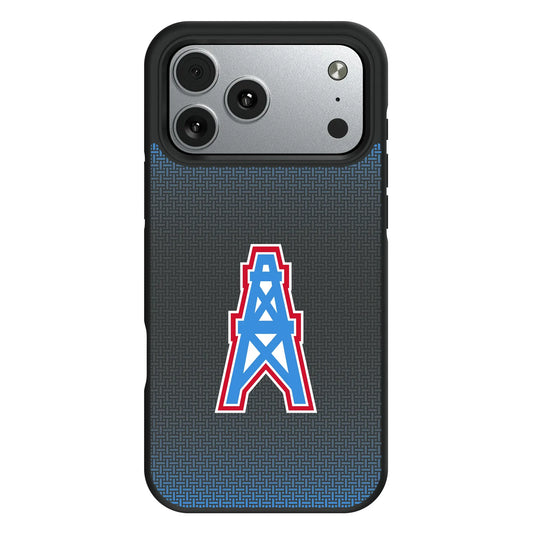 Houston Oilers Historic Collection Linen Bump Phone Case for Apple iPhone