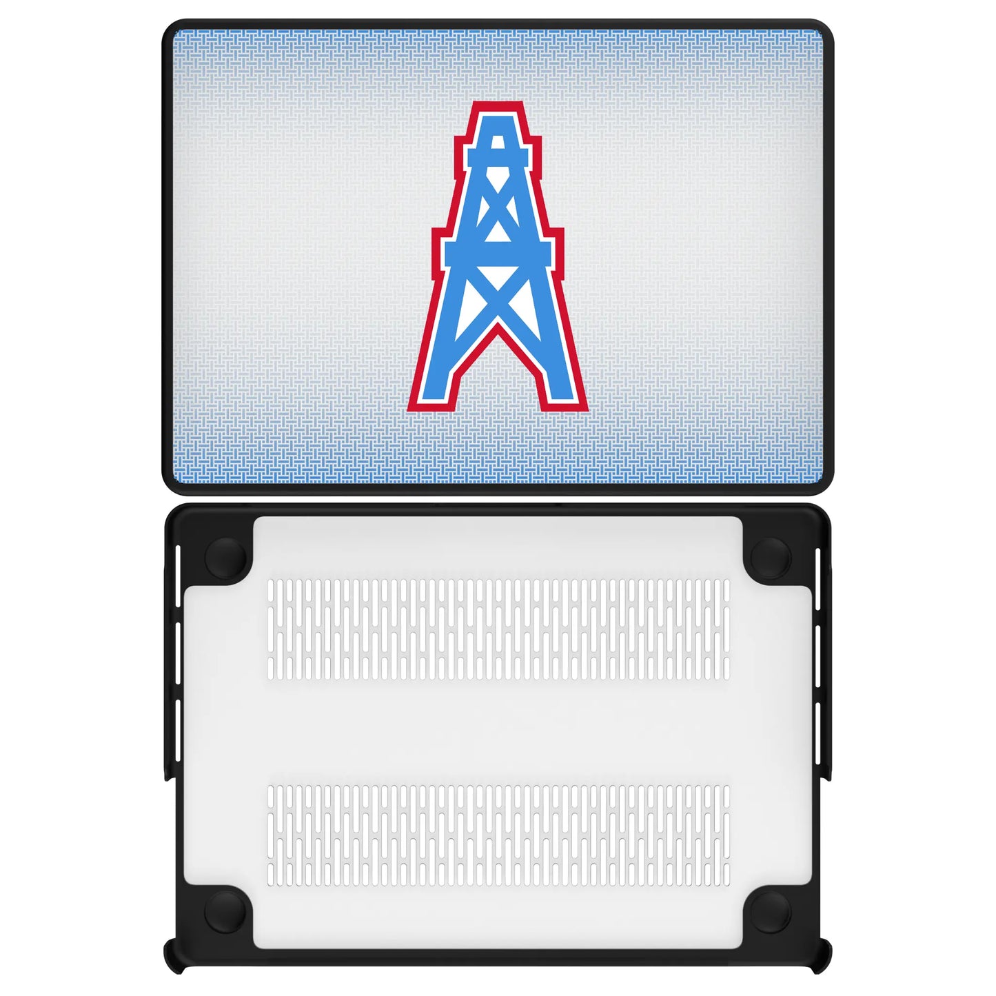 Houston Oilers Historic Collection Linen Laptop Case for Apple MacBook