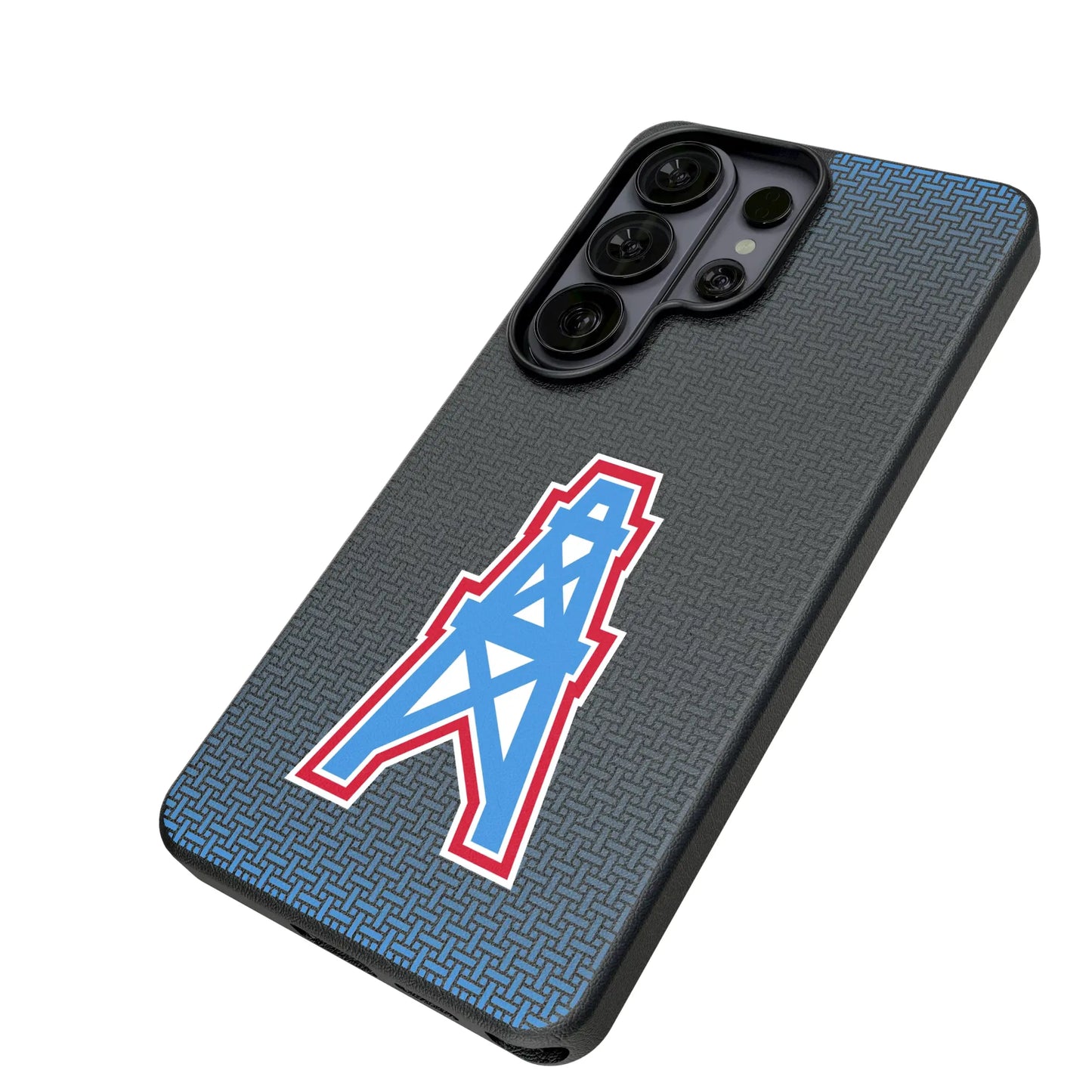 Houston Oilers Historic Collection Linen MagSafe Compatible Phone Case for Samsung Galaxy