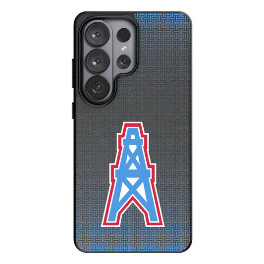 Houston Oilers Historic Collection Linen MagSafe Compatible Phone Case for Samsung Galaxy
