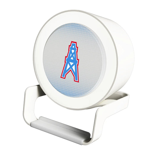 Houston Oilers Historic Collection Linen Night Light Charger and Bluetooth Speaker