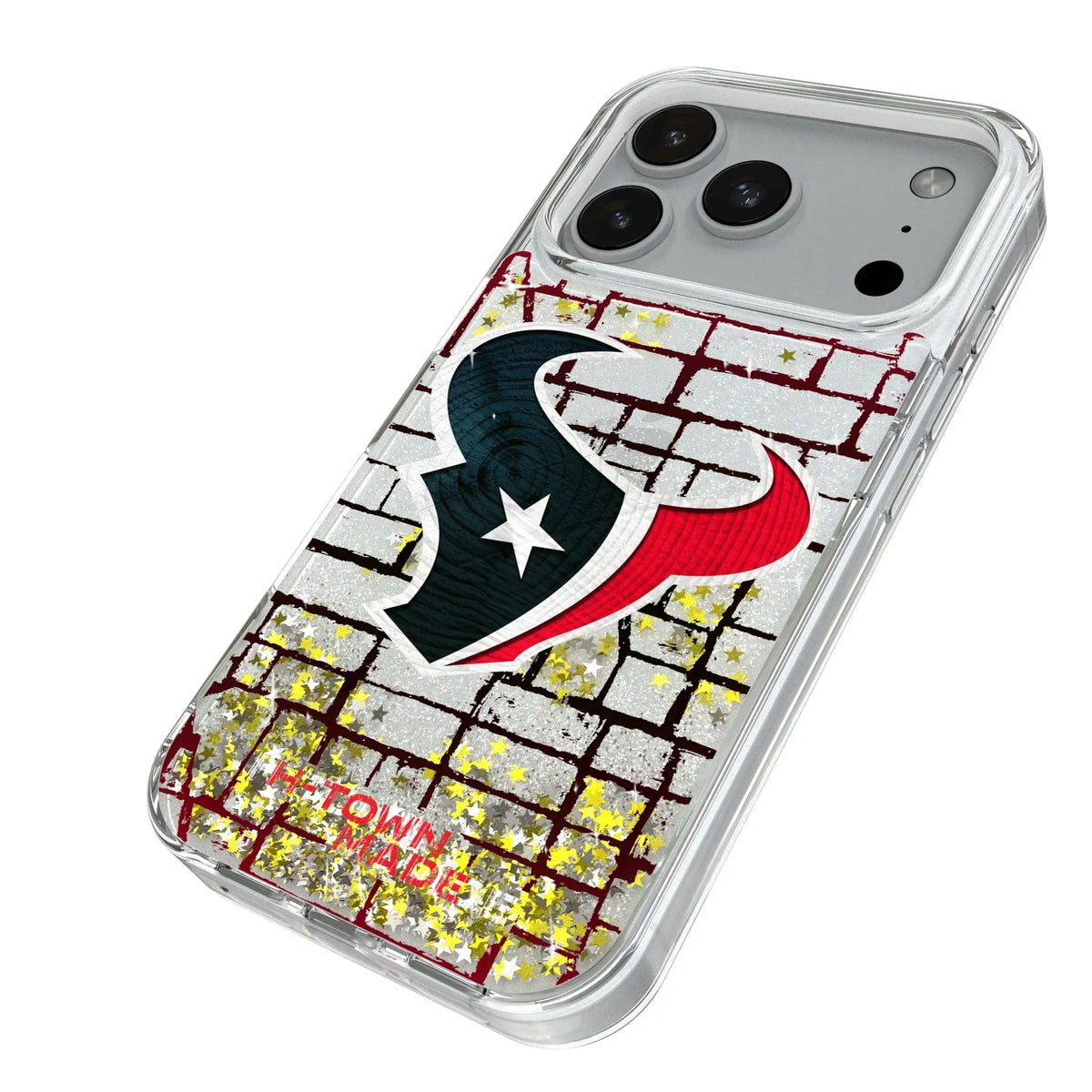 Houston Texans Brick Glitter Phone Case for Apple iPhone
