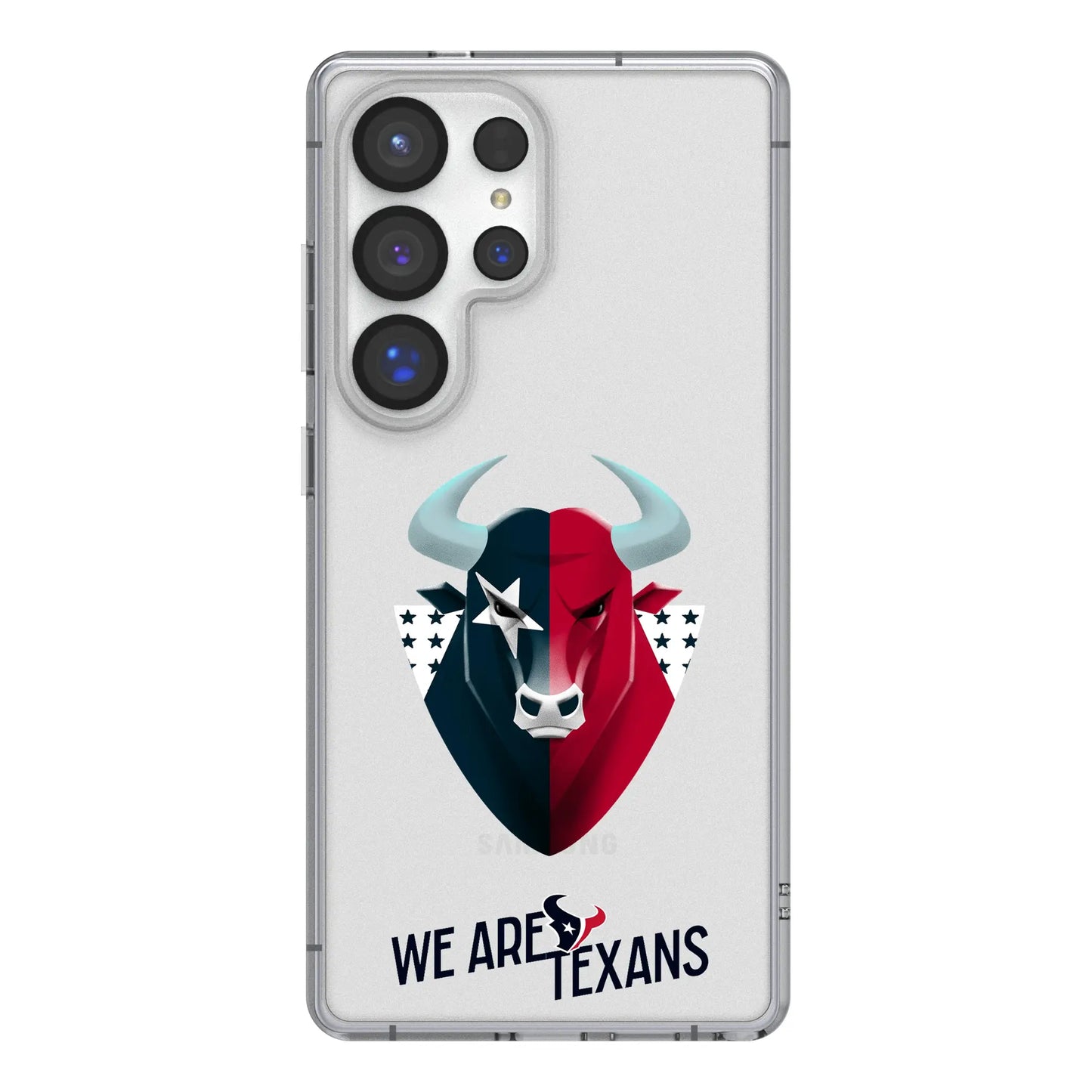 Houston Texans Deco Clear Phone Case for Samsung Galaxy