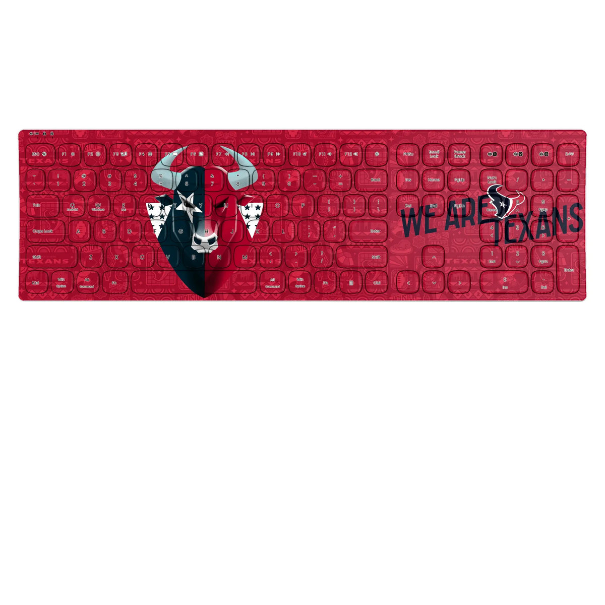 Houston Texans Deco Curved Wireless Keyboard