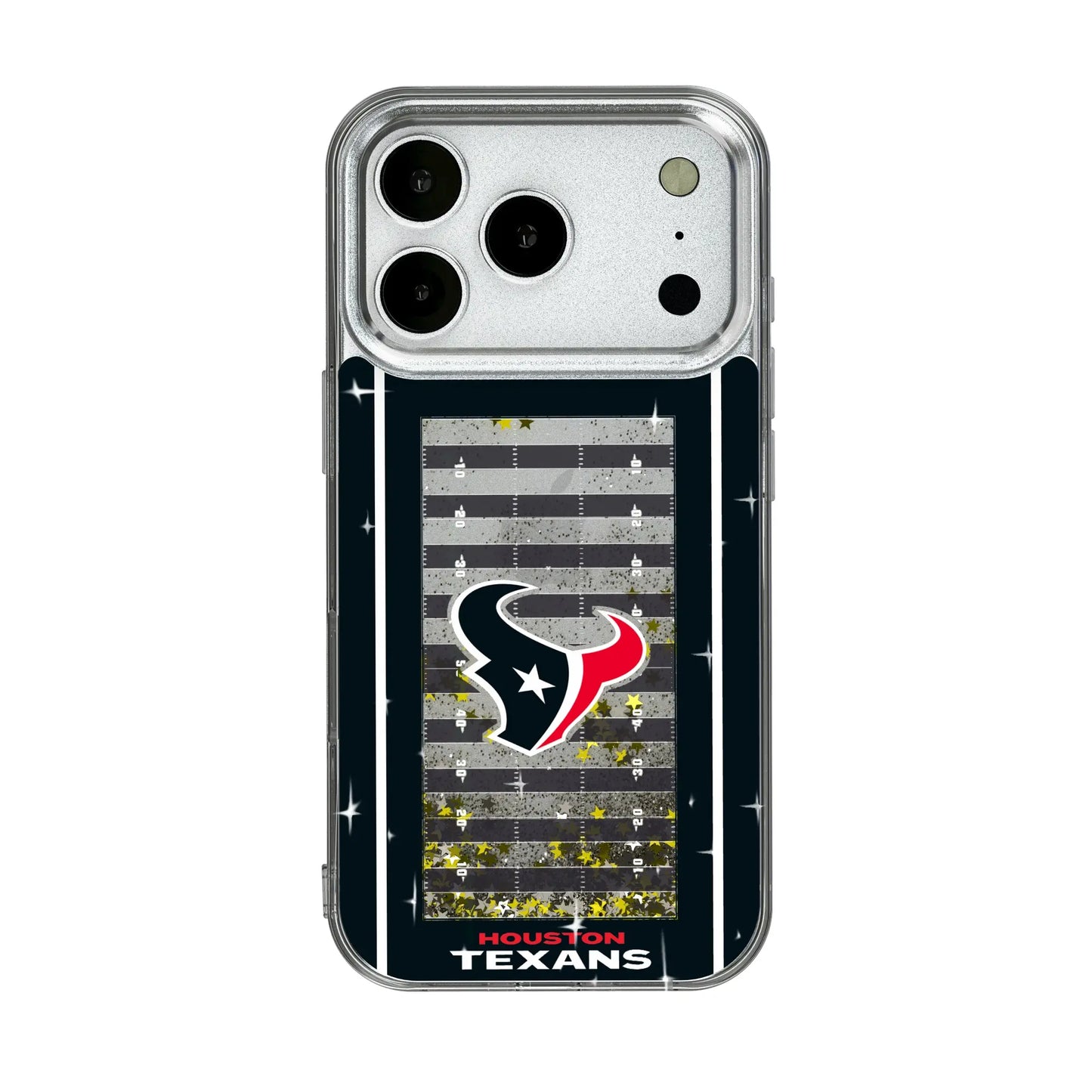 Houston Texans Field Glitter Phone Case for Apple iPhone