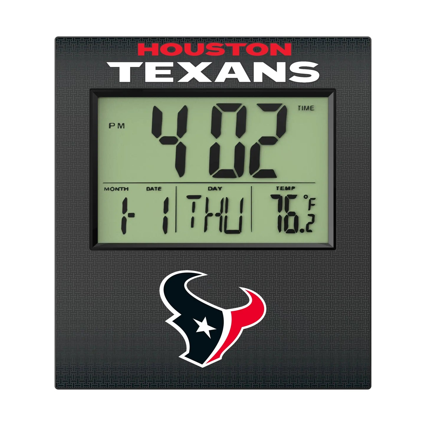 Houston Texans Linen Wall Clock