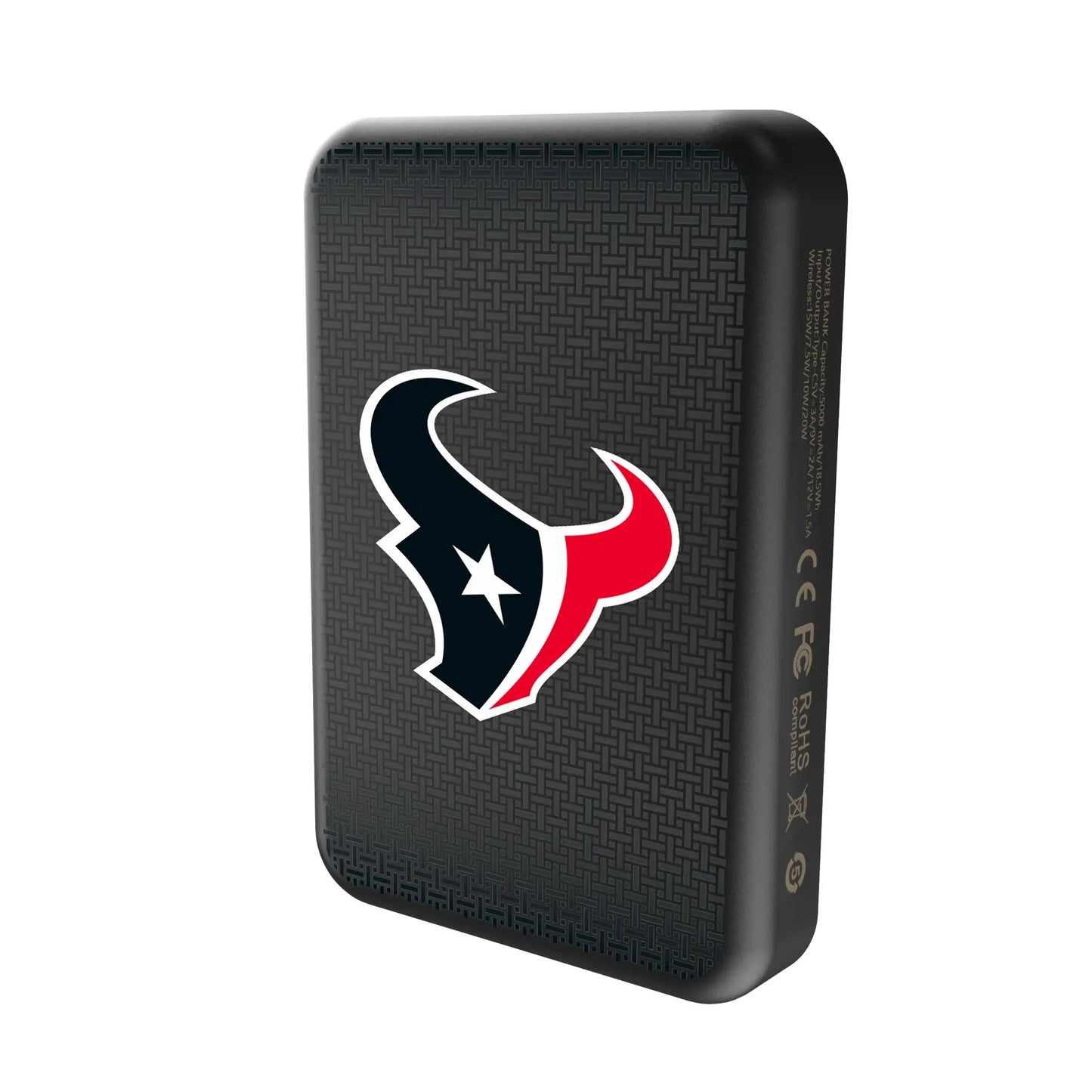 Houston Texans Linen Wireless Mag Power Bank
