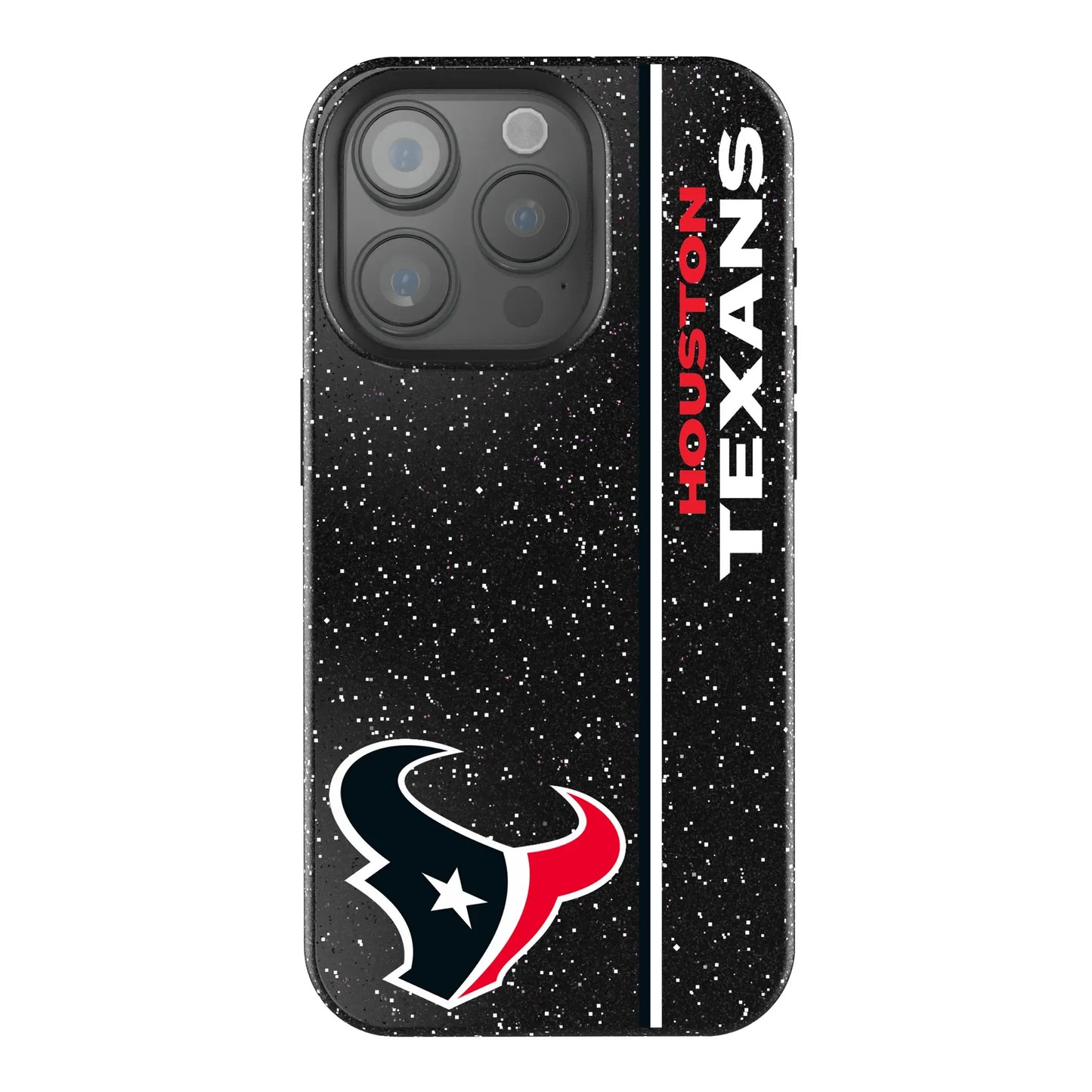Houston Texans Sidebar Black Bling Phone Case for Apple iPhone
