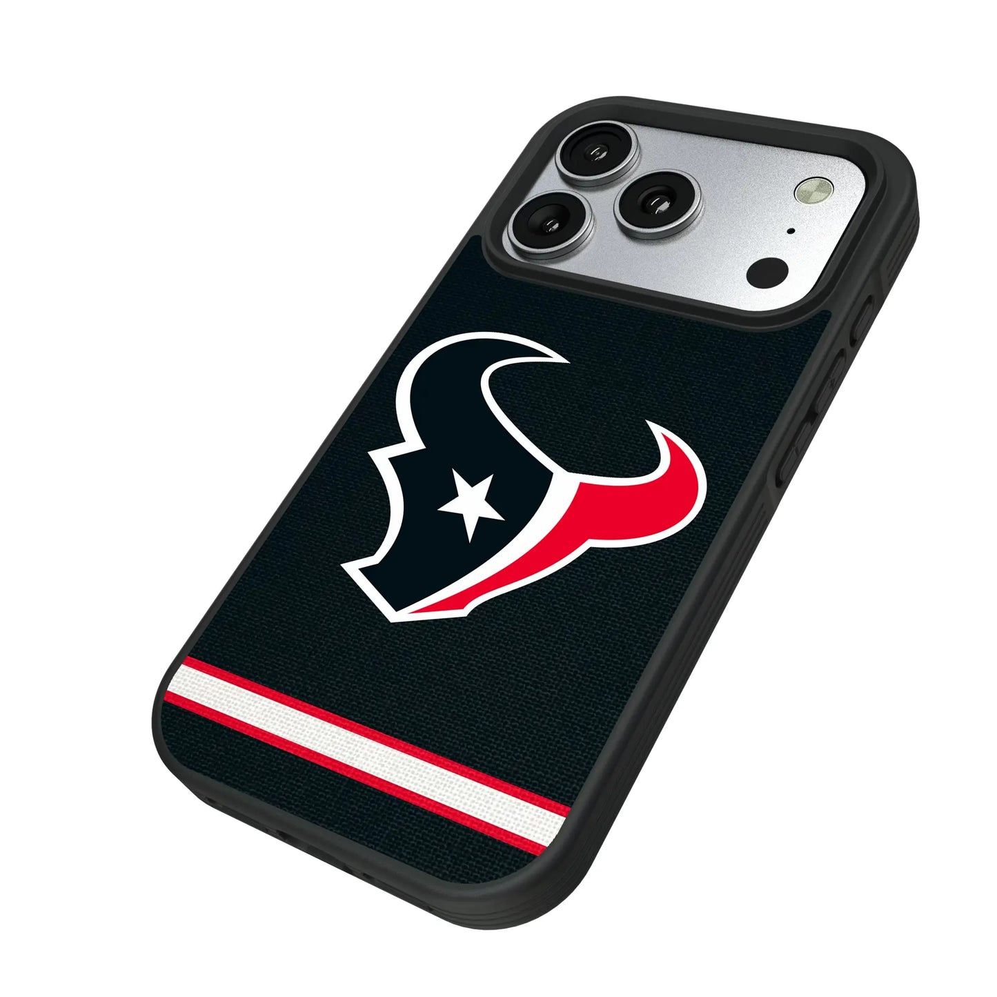 Houston Texans Stripe Bump Phone Case for Apple iPhone