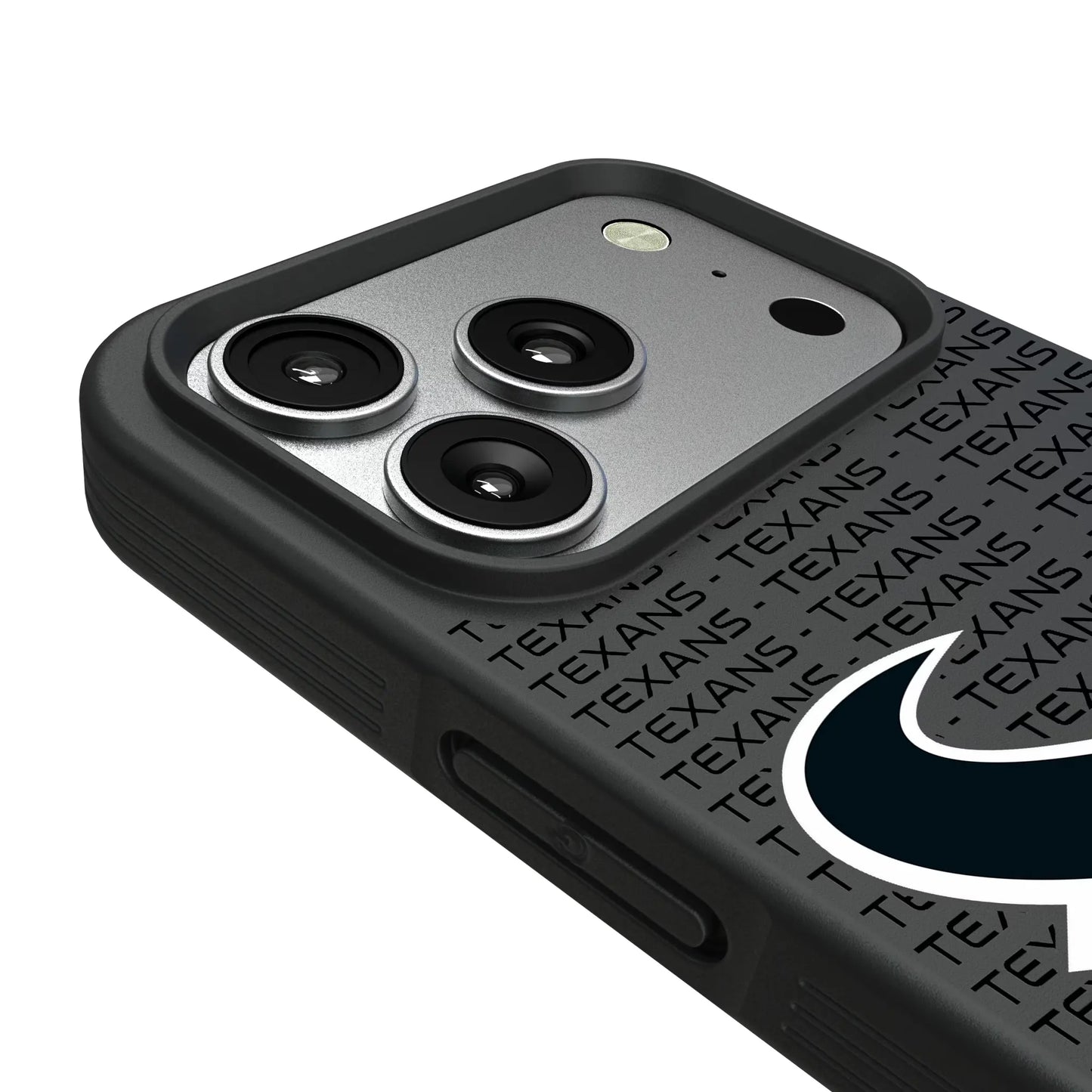 Houston Texans Text Backdrop Bump Phone Case for Apple iPhone