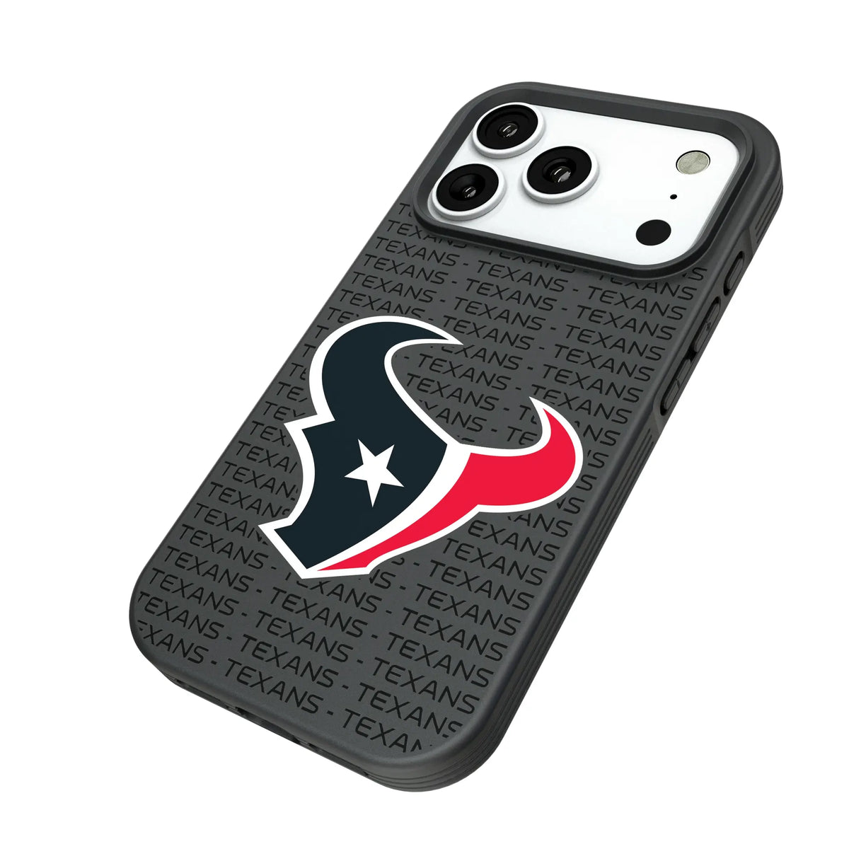 Houston Texans Text Backdrop Bump Phone Case for Apple iPhone