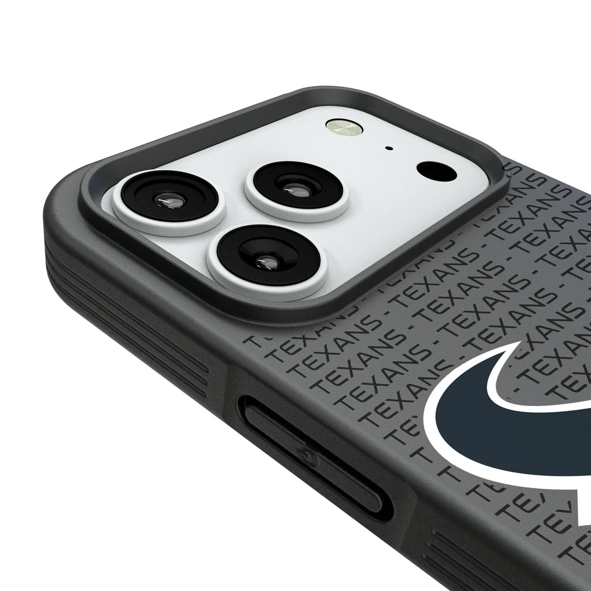 Houston Texans Text Backdrop Bump Phone Case for Apple iPhone