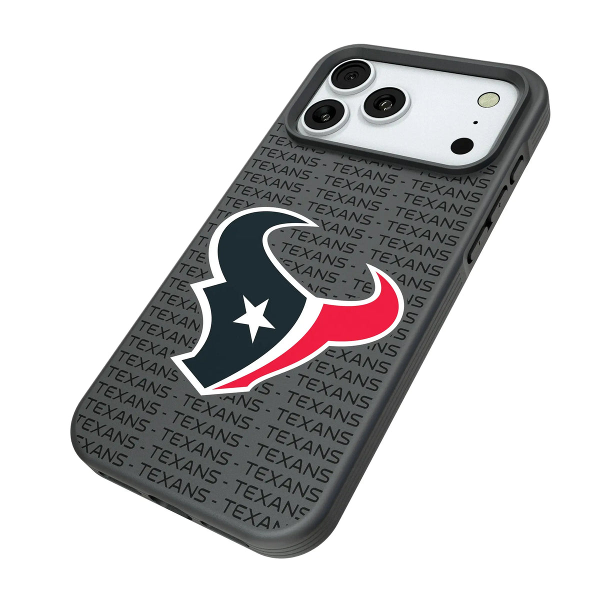 Houston Texans Text Backdrop Bump Phone Case for Apple iPhone