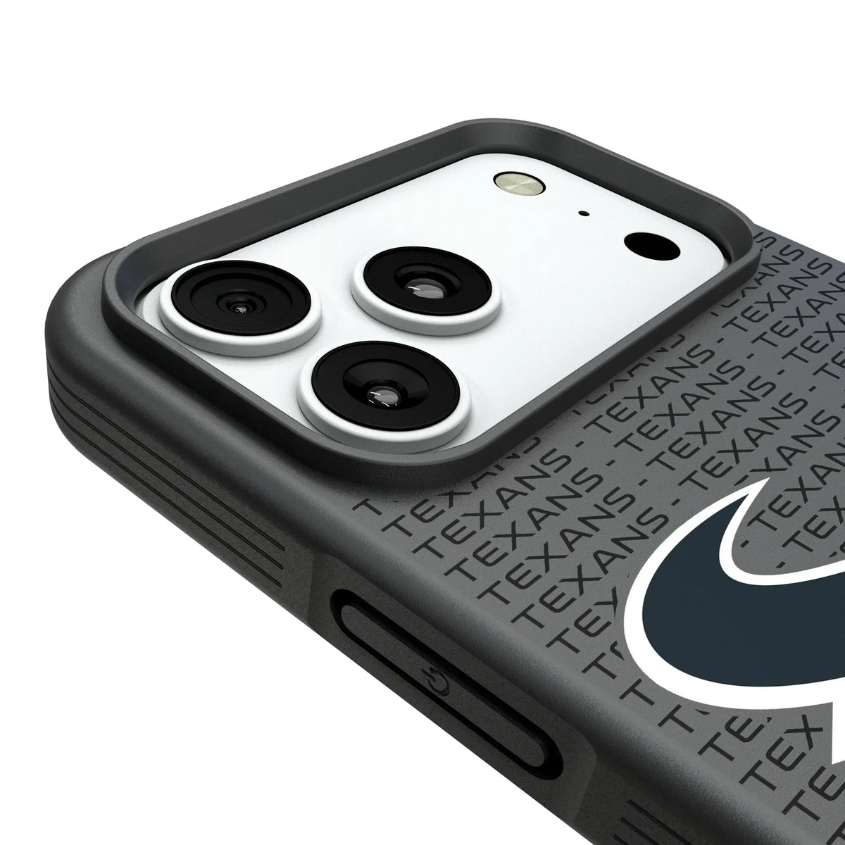 Houston Texans Text Backdrop Bump Phone Case for Apple iPhone