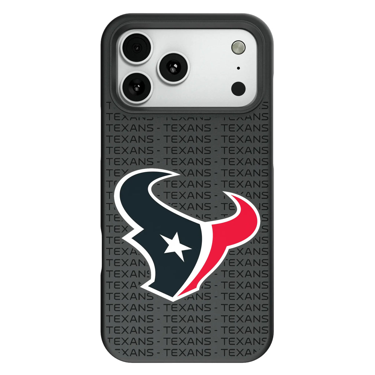 Houston Texans Text Backdrop Bump Phone Case for Apple iPhone