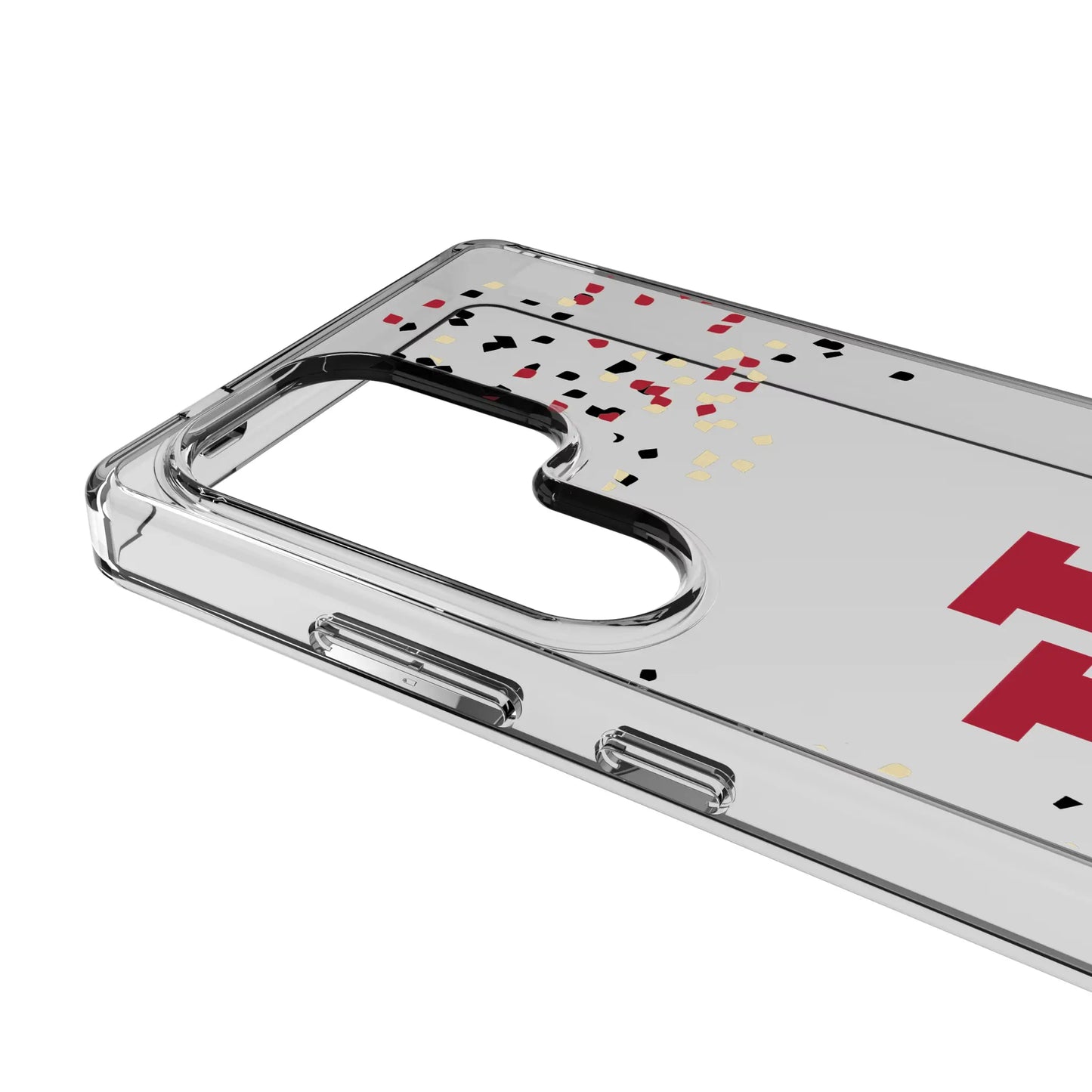 Indiana University Hoosiers Confetti Clear Phone Case for Samsung Galaxy