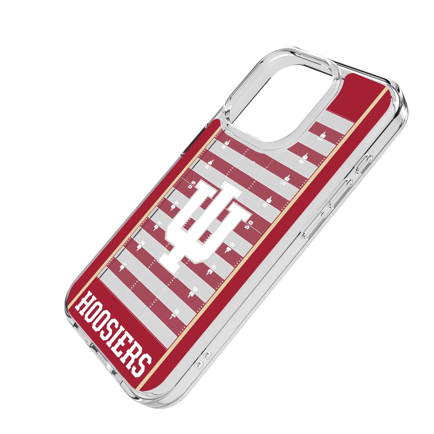 Indiana University Hoosiers Field Clear Phone Case for Apple iPhone