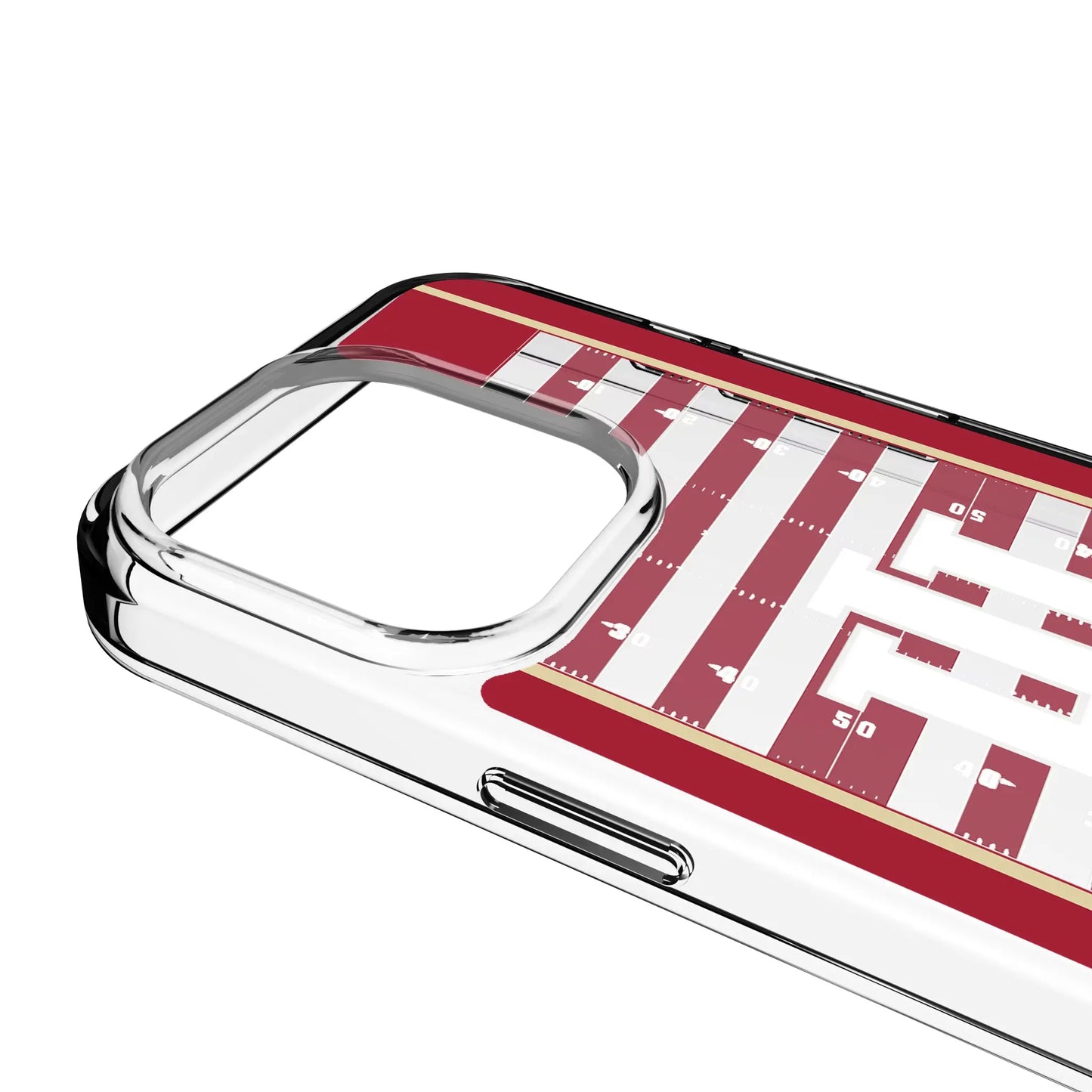 Indiana University Hoosiers Field Clear Phone Case for Apple iPhone